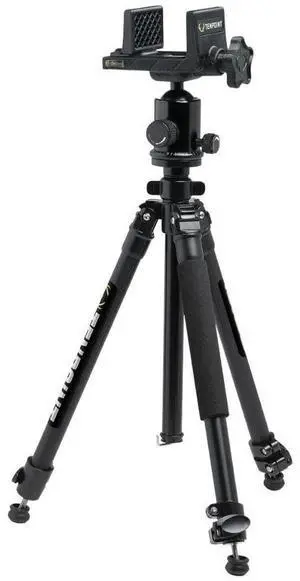 TenPoint Axis Tripod with Extendable Lightweight Body and Built-In Compass (Black)