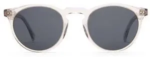OTIS Eyewear Omar Sunglasses with Mineral Glass Lens, Acetate Frame, and UVA Protection (Eco Clear-Smokey Blue-Polar)