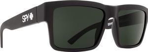 Spy Optic Montana Men's Sunglasses with Happy Gray Green Lens, UV Protection, and Trident Polarization (Black Soft Matte Frame)