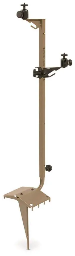Stealth Cam 0.25-Inch Expandable Height Tripod 360-Degree Multi-Pivot Mounting Post for Hunting Trail Camera and Solar Pak Battery