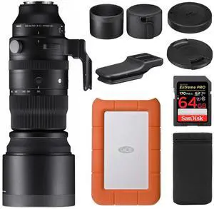 Sigma 150-600mm f/5-6.3 DG DN OS Sports Zoom Lens for Sony E Bundle