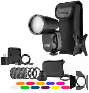 Westcott FJ80 II M Universal Touchscreen 80Ws Speedlight with Multi-Brand Camera Mount Bundle with Westcott FJ80 Creative Pack (2 Items)