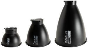 Aputure LS1200d Series Pro Three Bowens Mount Hyper Reflectors Kit with Narrow, Medium, and Wide Beam Angles