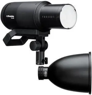Profoto TeleZoom Reflector White for Protruded and Flat-Fronted Lights with Adjustable Zoom Bundle with Pro-D3 750W Industrial-Grade Monolight with Fast Recycling Time and Three Flash Modes (2 Items)
