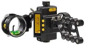 Trophy Ridge Digital React .019 One Pin Right-Handed Bow Sight with LED Screen and Digital React Technology (Black)