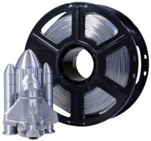 MakerBot 375-0084A Metallic Color Series 1.75mm PLA Filament for Sketch and Sketch Large Printers (Shimmering Silver, 2.2 Lb)
