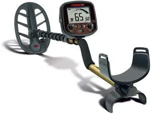 Fisher F19 Metal Detector with 11-Inch DD Waterproof Searchcoil, FeTone Adjustable Iron Audio, Computerized Ground Grab, and Continuous Ground Condition Readout (Black)
