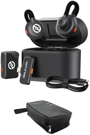 Hollyland Lark M2S Wireless Combo Microphone System Bundle with Maxell Folding Storage Travel Case