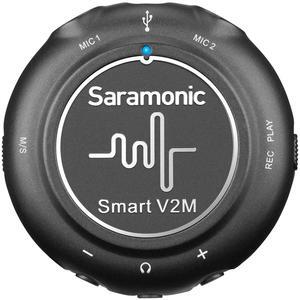 Saramonic Smart V2M Portable Audio Interface with Two Omnidirectional Lavalier Microphones