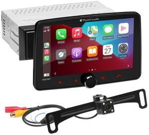 Planet Audio P80CPAP Single-DIN Mech-Less Multimedia Car Stereo System with 8-Inch Touchscreen, Apple CarPlay, Android Auto, and Bluetooth, and AM or FM Radio Receiver