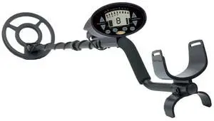 Bounty Hunter Discovery 2200 Metal Detector with Four-Tone Audio Feedback, 9-Segment Target Identification, and 8-Inch Interchangeable Waterproof Coil (Black)