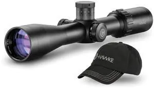 Hawke Sport Optics 3-9x42 Vantage 30 WA Riflescope (.223/.308 Marksman Reticle) with Distressed Cap (Black and Gray) Bundle (2 Items)