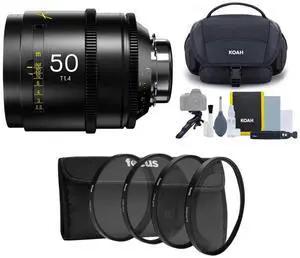DZOFilm Arles 50mm T1.4 FF/VV Prime Cine Lens (ARRI PL) Bundle