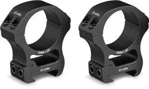 Vortex Pro Series 30mm Riflescope Rings 2-Piece Set (High 1.26-inch Height)