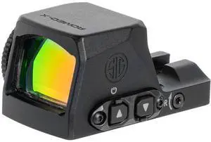 SIG SAUER Romeo-X PRO Pistol-Mounted Red Dot Sight - Durable Aluminum Lightweight Waterproof MOTAC Miniature Open Reflex Sight with 15 Illumination Settings, Black, 6 MOA Red Dot