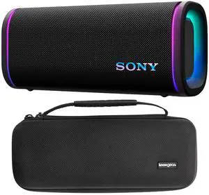 Sony ULT Field 5 Series Wireless Portable Speaker (Black) Bundle with Hardshell Protective Case
