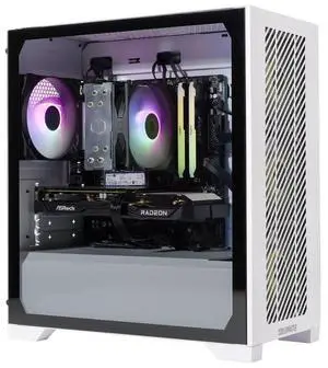 Cooler Master WHITE R7 5700GT/32GB/1TB/ GTX 4060 8GB Card Gaming Desktop