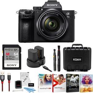 Sony a7 III Full Frame Mirrorless Camera with 28-70mm Lens Essentials Bundle