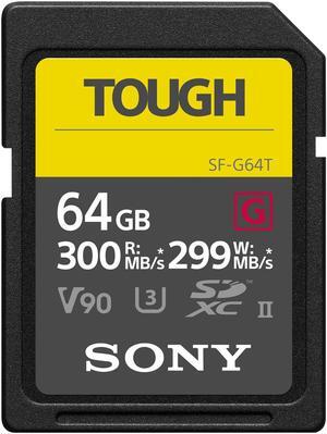 Sony 64GB UHS-II TOUGH SD CARD R300 W299