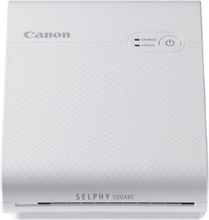 Canon SELPHY QX10 Compact Square Photo Printer, White