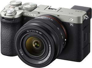 Sony Alpha a7C II Mirrorless Digital Camera with FE 28-60mm f/4-5.6 Lens, Silver