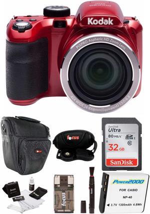 Kodak AZ421 PIXPRO Astro 16 MP Digital Camera with 32GB Accessory Bundle