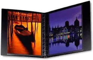 Itoya Profolio Multi-Ring Refillable Binder (8.3" x 11.7", Black)