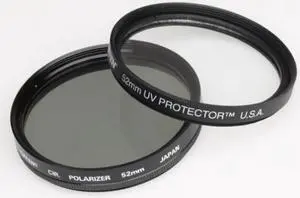 Tiffen 62mm Photo Twin Pack (UV Protection and Circular Polarizing Filter)