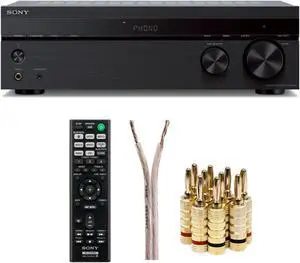 Sony STRDH190 2-ch Stereo Receiver with Phono Inputs and Bluetooth bundle