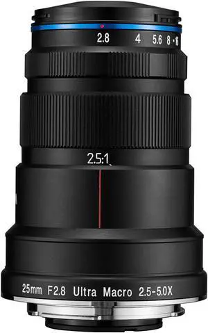 Venus Optics Laowa 25mm f/2.8 2.5-5X Ultra-Macro Lens for Sony FE Mount