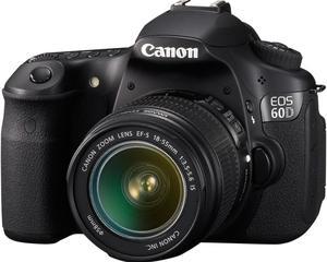 Canon 60d EOS 60D 18 MP CMOS Digital SLR Camera with EFS 1855mm f3556 IS Lens