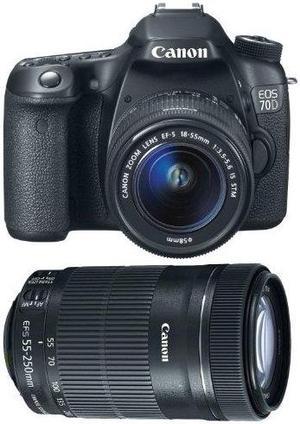 Canon 70d EOS 70D EFS 1855mm IS STM Kit  Canon EFS 55250mm f456 IS STM