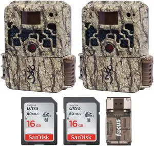 Browning Trail Cameras Strike Force Extreme and 16GB SD Card (2-Pack) Bundle