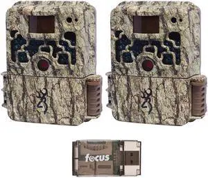 Browning Trail Cameras Strike Force Extreme (2-Pack) with USB 2.0 Card Reader