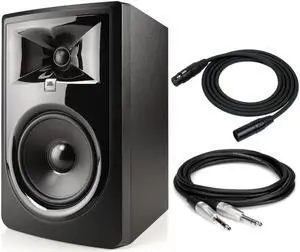 JBL 305P MkII Powered 5'' Two-Way Studio Monitor with XLR and 1/4'' TRS Cable