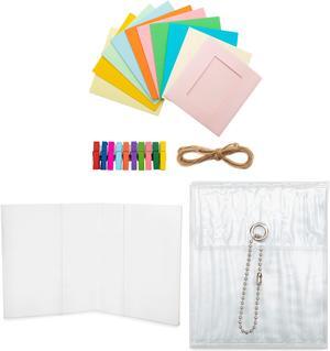 Polaroid Accessory Bundle with Transparent Hanging Album, V Frame & Paper Frame