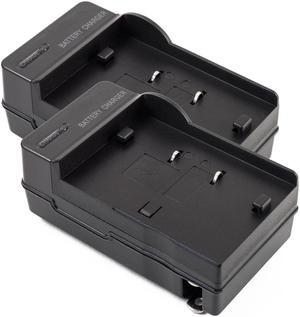 2x AC/DC Battery Charger for Sharp BT-H21U BT-H22U BT-H32 BT-H42 DR-9 PR-022 SBT-22
