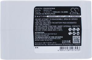 Battery for Dyson Vacuum 202932-02 Type-B DC31 DC34 DC35 DC56 DC57 White 1500mAh