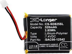 Battery for Sportdog SAC00-12542 D-1875 3225 SAC00-13794 SD-1825 CAMO SD-3225