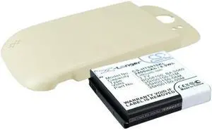 Battery for HTC BG86100 PG59100 T-Mobile 35H00150-00M 35H00150-01M w/Khaki Cover