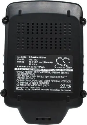 Battery for Worx WG151 WG540 RW9161 WA3511 WA3512 WA3516 WA3523 18.0v 1500mAh