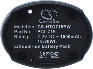 Battery for Hitachi WH7DL BCL 715 BCL715 Power Tool CS-HTC715PW 7.2v 1500mAh