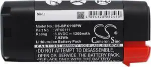 Battery for Black & Decker VPX1101 VPX1201 VPX1301 VPX1401 VPX1501 VPX0111 1.2Ah
