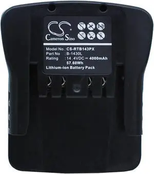 Battery for Ryobi BDM-143 BFL-140 BID-1410 BID-142 B-1415L B-1425L B-1430L 14.4V