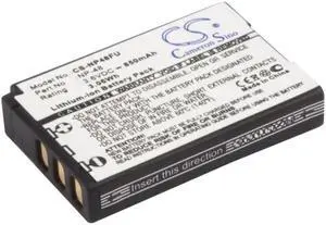 Battery for Fujifilm XQ1 XQ2 NP-48 NP48 Camera CS-NP48FU 3.6v Li-ion 850mAh