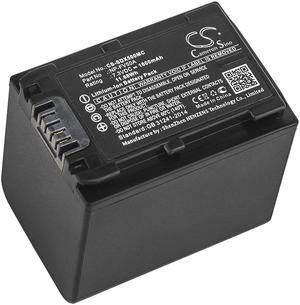 Battery for Sony FDR-AX33 FDR-AX40 FDR-AX45 FDR-AX53 HDR-PJ675 NP-FV50A 1600mAh