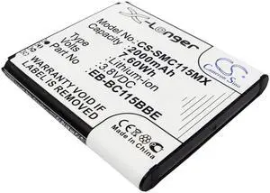 Battery for Samsung SM-C111 SM-C115 SM-C1158 SM-C115L EB-BC115BBC EB-BC115BBE