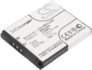 Battery for Canon Elph 110 340 IXUS 125 115 SX400 SX410 NB-11L NB-11LH 680mAh