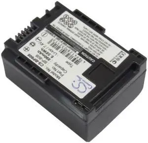 Battery for Canon FS10 FS100 FS11 FS40 FS400 VIXIA HF21 2740B002 BP-808 890mAh