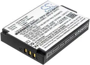 Battery for FrontRow FR Wearable Lifestyle 450-7359-101 Camera CS-FRW101MC 800mA